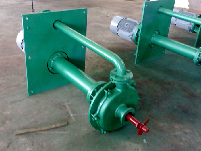 長軸耐磨式下泵帶攪拌輪，防止介質板結